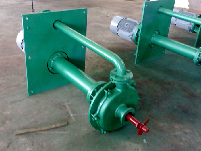 長軸耐磨式下泵帶攪拌輪，防止介質板結